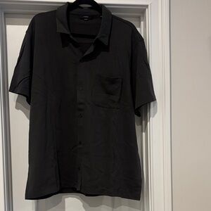 Men's Short-Sleeve Button-Up Shirt - Casual Pocket